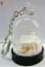 Plastic Xmas Keychain snowglobe