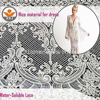 water-soluble lace for weeding dress evening dress and hometextiles