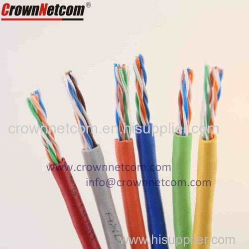 U/FTP Cables 24AWG 0.50MM Solid Copper Category 5e Lan Cables