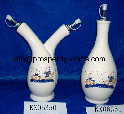 Ceramic Oil Bottle .