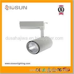 30W Dimmable Indoor COB LED Track SpotLighting