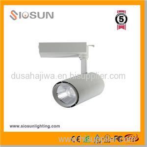 30W Dimmable Indoor COB LED Track SpotLighting