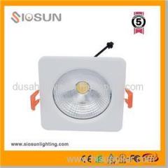 9W 4 Inch Recessed LED Downlights Cuthole 75mm