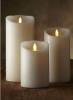 moving wicks parrafine led candle