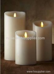 moving wicks parrafine led candle