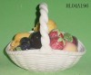 Porcelain Fruit & Basket