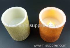 round shape led wax candles