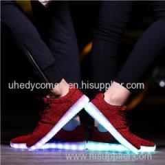 Small MOQ 2016 Super Light Leisure Men&women LED Shoes Unisex LED Light Up Shoes For Season Luminous Shoes