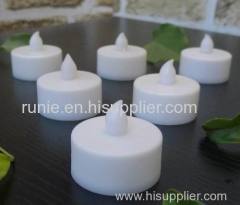 plastic led tealight candle