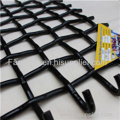 Woven screen mesh for mining and crushing