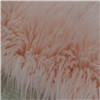 pink color long hair artificial fur rug 120*170cm