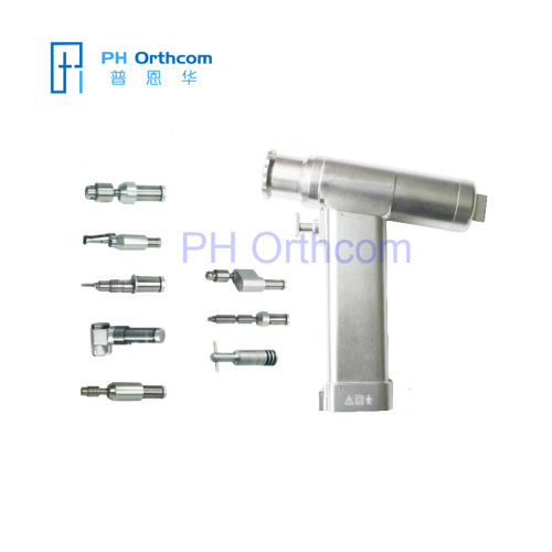 Multifuntion Bone Drill Handpiece with Acetabulum Reamer Saw Saggital Cannulated Connectors