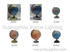Modern Earth Globe /World Globe Touch Table Lamp