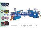Rotary Auto Plastic PVC Sole Making Machine For Multicolor Sport Shoe