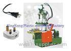 Vertical Plastic Power Plug Wire Head Injection Molding Machine 2 Stations