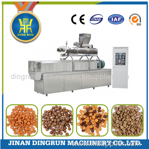 Twin screw dog food machine