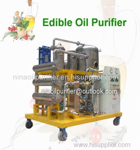 Cooking oil purifier coconut oil refining machine waste oil dewater and remove particles