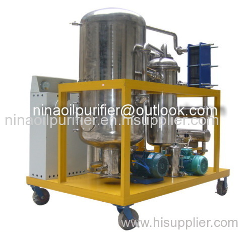 Cooking oil purifier coconut oil refining machine waste oil dewater and remove particles
