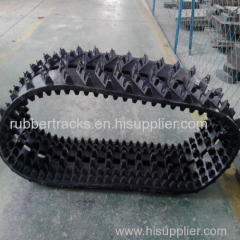 Snowmobile rubber track Snow blower rubber track