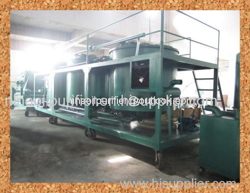 Motor oil recycling plant vacuum distillation technilogy used oil recovery engine oil purifier