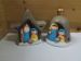 Ceramic Nativity set .