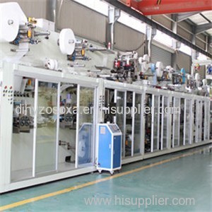 High Speed Full Automatic Semi Servo Baby Diaper Machine