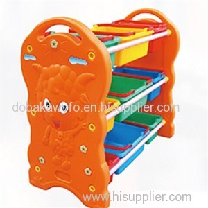 Kids Plastic Toy Storage Rack