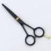 Sharpen Black Hairdressing Scissors / Professional Curved Scissors For Dog Grooming
