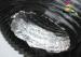 Black 6 Inch Round Flexible Duct Lightweight PVC With Aluminum Foil