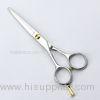 Gold Screw Silver Left Handed Hairdressing Scissors For Hair Cutting