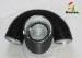 Multi - Function Aluminum Foil PVC Exhaust Duct Black Fire Resistance
