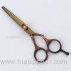 Metal Forged Japanese Steel Hair Shears / Titanium Hair Cutting Shears