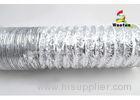 Air Conditioning HVAC Fire Resistant Flexible Ducting 20'' Aluminum Foil