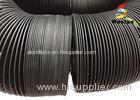 PVC 12 Inch Fire Retardant Flexible Duct Round Black With Aluminum Foil