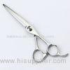 Twin Hole Stainless Steel 5.5 Hair Cutting Scissors For Straight Hair