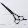 8 Inch Luster SS Dog Cutting Scissors With Black Titanium Coating