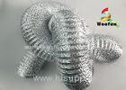 Flexible Semi Rigid Duct Aluminium Foil For Range Hood Small Bending Radius