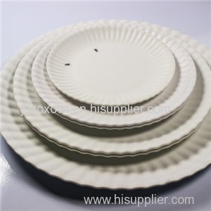 Different Size Flower Shaped Threshold Scrub Bio Bamboo Fiber Melamine Serving Salad Plate