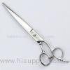 Right Handed Fashion / Curved Grooming Shears For Dogs Hair Cutting