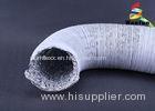 Industrial White Fire Rated Flexible Ducting Aluminum PVC Lightweight