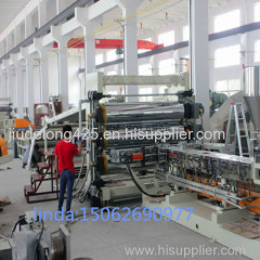Twin screw extrude sheet extrusion line