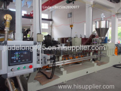 Twin screw extrude sheet extrusion line