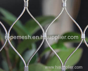 Stainless steel ferrule rope mesh