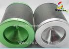 Colorful Aluminum Flange Carbon Air Filters Cartridge With 38mm Carbon Bed