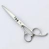 Silver 6&quot; 440C Stainless Steel Scissors For Curly Hair Cutting