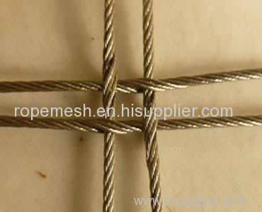 Stainless steel square rope mesh