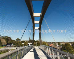 stainless steel suspension bridge railing mesh