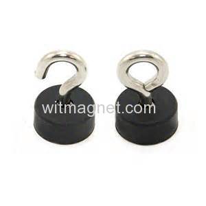 10 Years production Experience Free Samples Rubber Coated Neodymium Pot Magnet