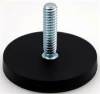 Strong holding neodymium round base rubber coated magnet pot