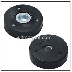 Strong holding power neodymium round base rubber coated Magnetic Base